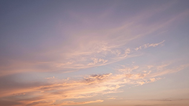 Degrade nuages soir