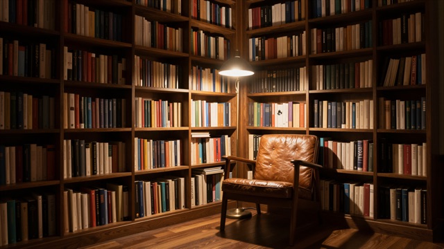Bibliothèque lampe