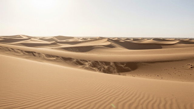 Dunes tempête sable