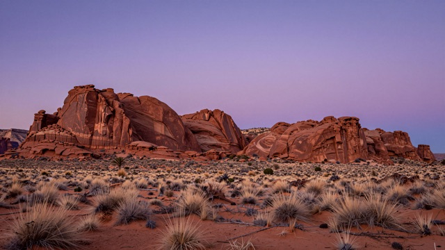 Monument valley crépuscule
