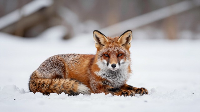 Renard neige