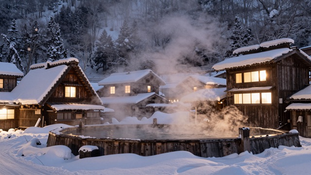 Onsen neige