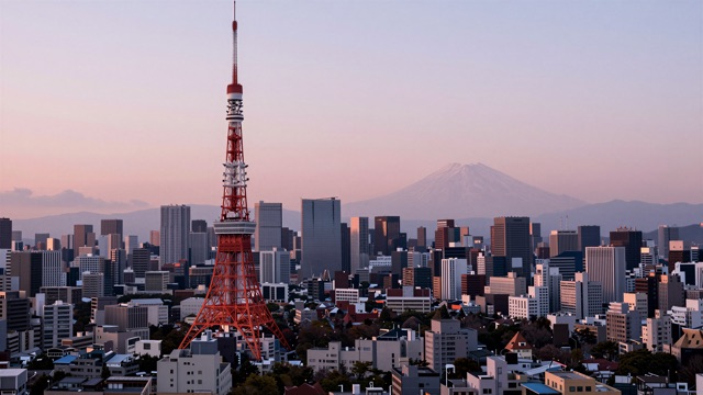 Tokyo toits aube