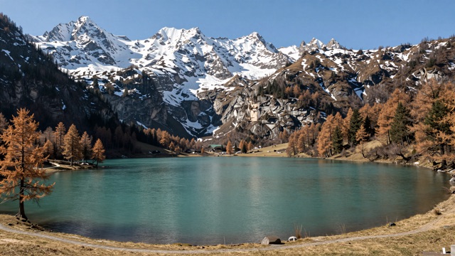 Alpes lac turquoise